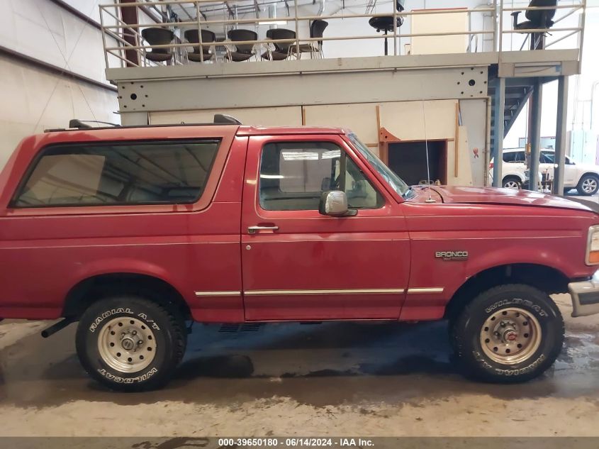 1995 Ford Bronco U100 VIN: 1FMEU15H3SLA18794 Lot: 39650180