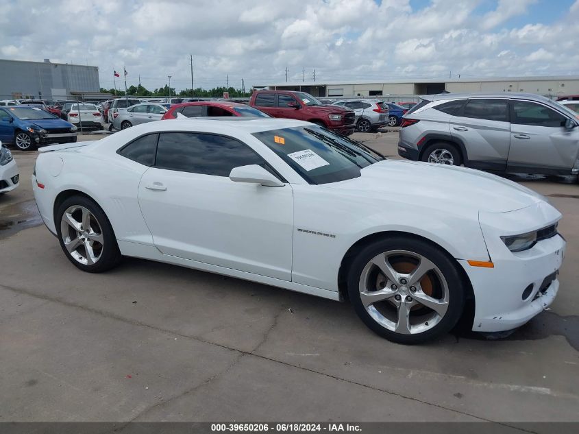 2014 Chevrolet Camaro 2Lt VIN: 2G1FC1E38E9232927 Lot: 39650206