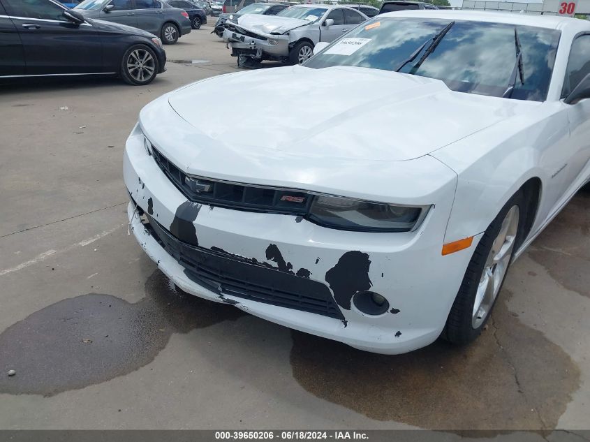 2014 Chevrolet Camaro 2Lt VIN: 2G1FC1E38E9232927 Lot: 39650206