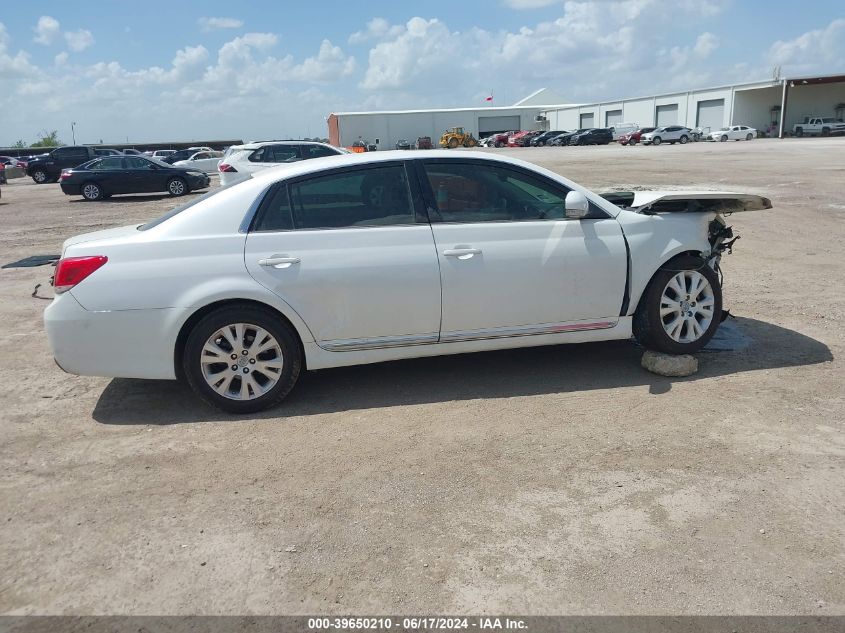 2011 Toyota Avalon VIN: 4T1BK3DB0BU438296 Lot: 39650210