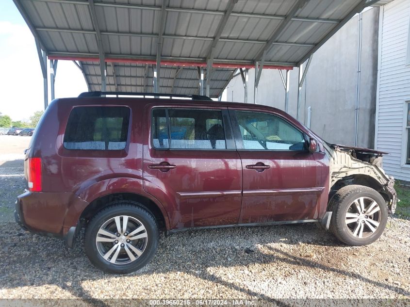 2011 Honda Pilot Ex-L VIN: 5FNYF4H5XBB091615 Lot: 39650215