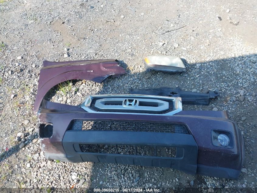 2011 Honda Pilot Ex-L VIN: 5FNYF4H5XBB091615 Lot: 39650215