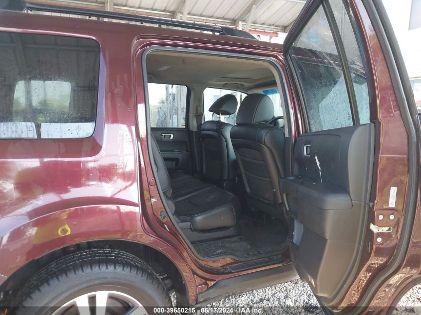 2011 Honda Pilot Ex-L VIN: 5FNYF4H5XBB091615 Lot: 39650215