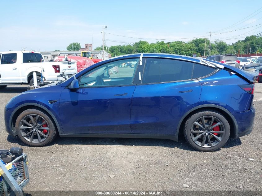 2022 TESLA MODEL Y PERFORMANCE DUAL MOTOR ALL-WHEEL DRIVE - 7SAYGDEF6NF544520