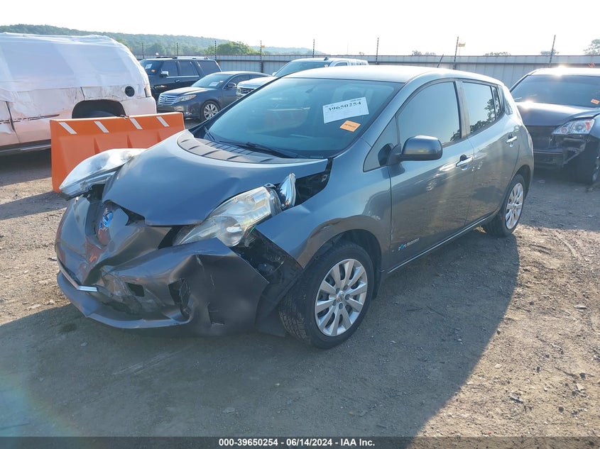 2015 Nissan Leaf S/Sl/Sv VIN: 1N4AZ0CP1FC309864 Lot: 39650254