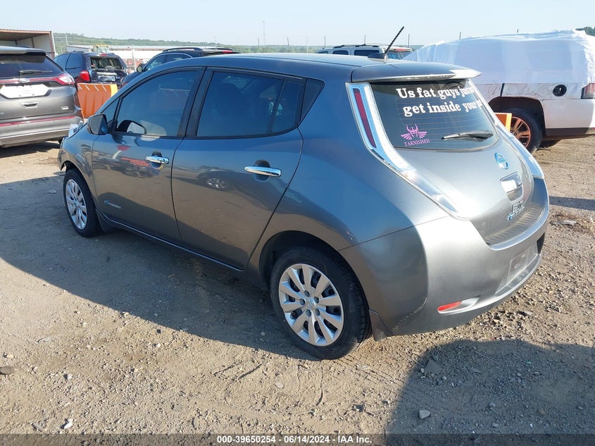 2015 Nissan Leaf S/Sl/Sv VIN: 1N4AZ0CP1FC309864 Lot: 39650254