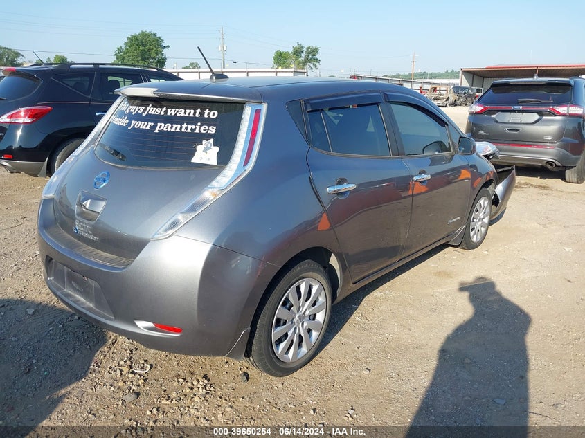 2015 Nissan Leaf S/Sl/Sv VIN: 1N4AZ0CP1FC309864 Lot: 39650254