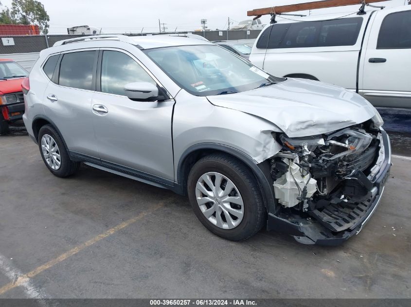 2017 Nissan Rogue S VIN: KNMAT2MT5HP513596 Lot: 39650257