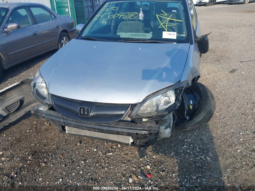 2HGES25714H517392 2004 Honda Civic Ex