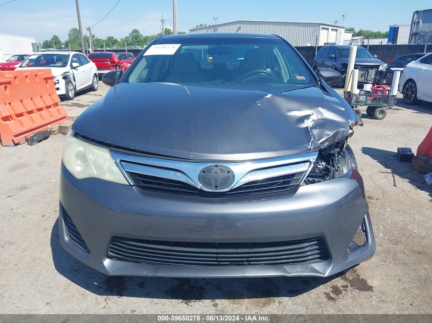2012 Toyota Camry Le VIN: 4T4BF1FK4CR185500 Lot: 39650278
