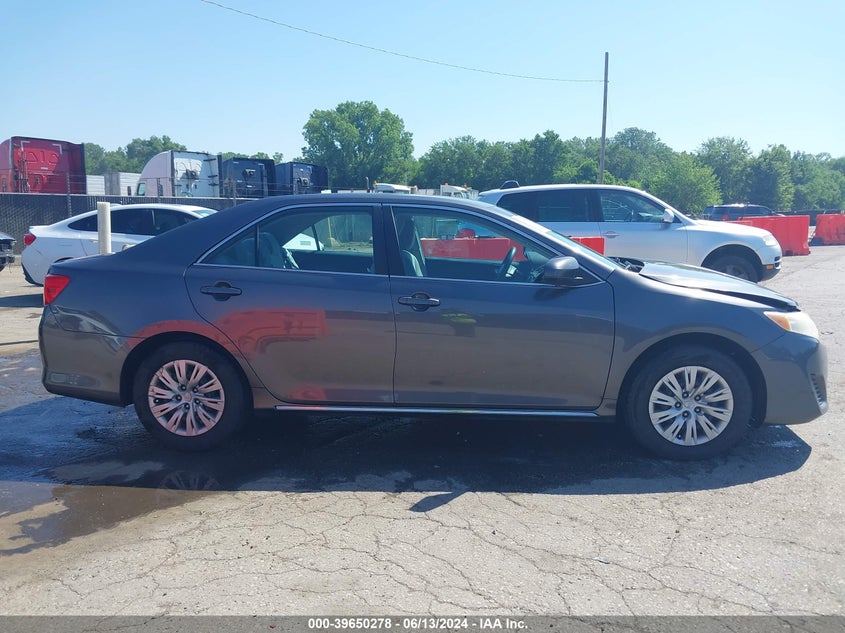 2012 Toyota Camry Le VIN: 4T4BF1FK4CR185500 Lot: 39650278