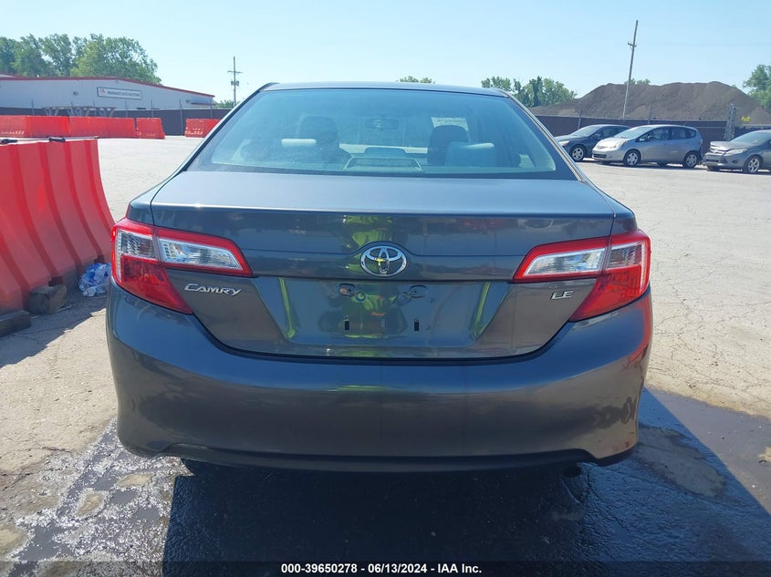 2012 Toyota Camry Le VIN: 4T4BF1FK4CR185500 Lot: 39650278
