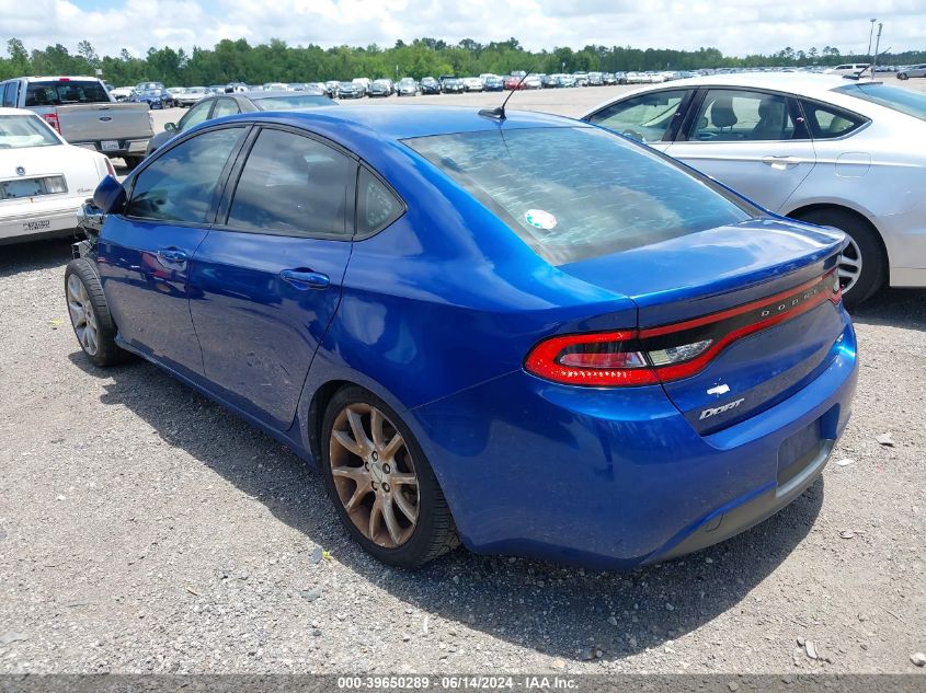 2013 Dodge Dart Sxt VIN: 1C3CDFBAXDD251699 Lot: 39650289