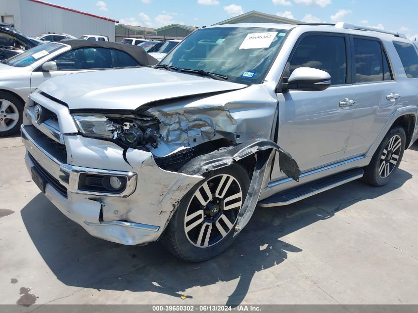 2016 Toyota 4Runner Limited VIN: JTEZU5JR1G5111753 Lot: 39650302