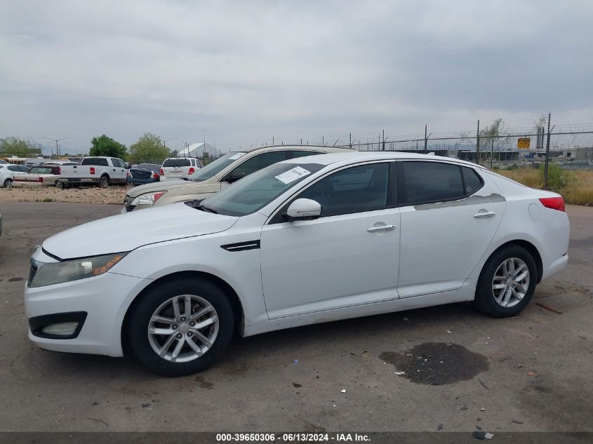 2013 Kia Optima Lx VIN: 5XXGM4A71DG094948 Lot: 39650306