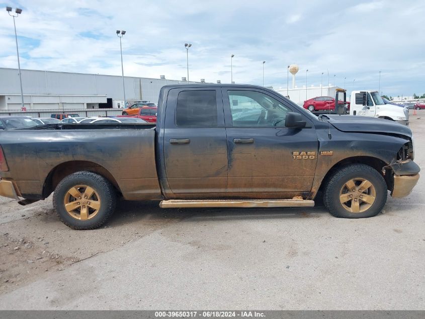 2017 Ram 1500 Tradesman Quad Cab 4X4 6'4 Box VIN: 1C6RR7FT8HS512247 Lot: 39650317