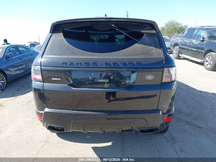 2018 Land Rover Range Rover Sport Hse VIN: SALWR2RV7JA181564 Lot: 39650322