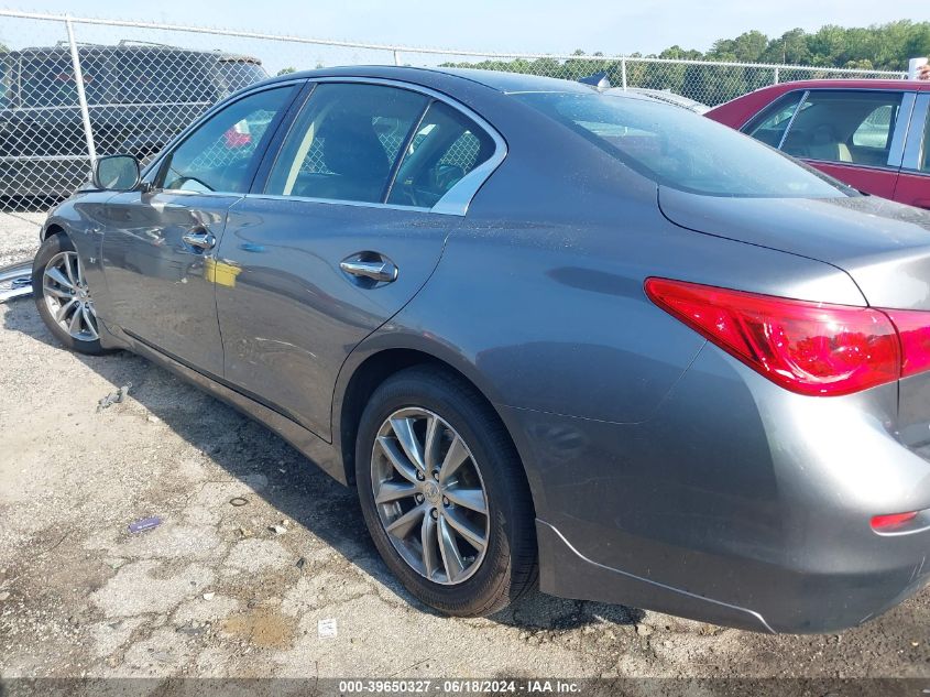 2014 Infiniti Q50 Premium VIN: JN1BV7AP9EM681048 Lot: 39650327