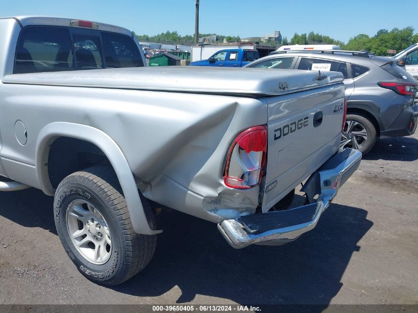 2002 Dodge Dakota Slt VIN: 1B7GG42XX2S675275 Lot: 39650405