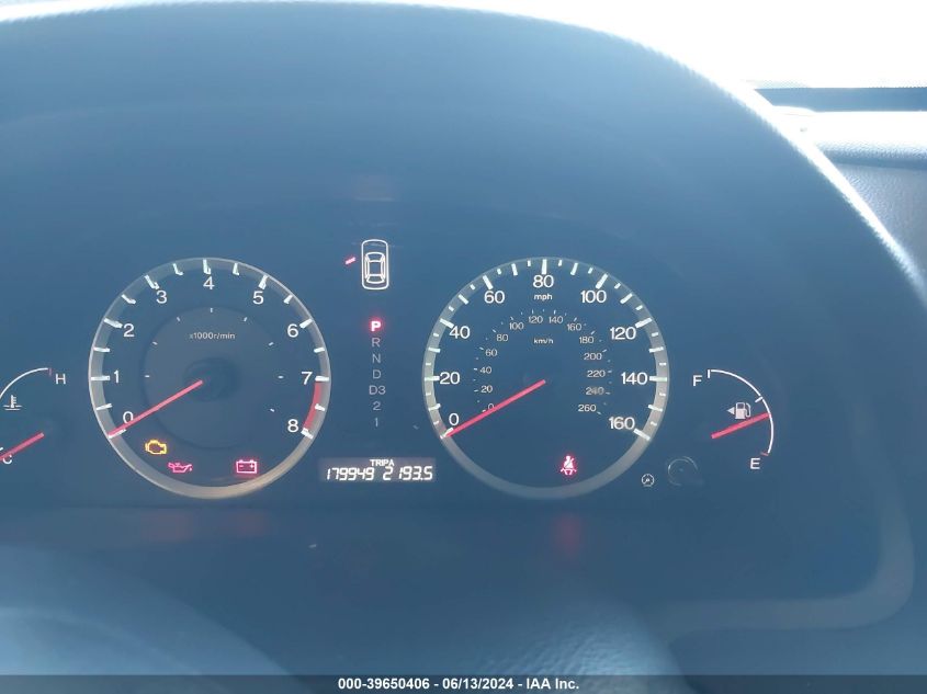 2009 Honda Accord 2.4 Ex VIN: 1HGCS12749A000647 Lot: 39650406