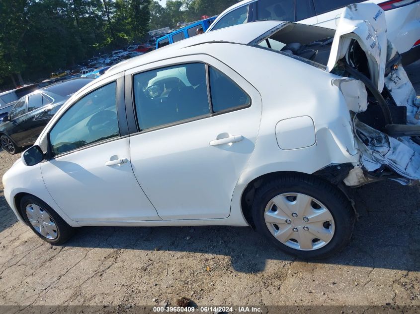 2010 Toyota Yaris VIN: JTDBT4K38A1369747 Lot: 39650409