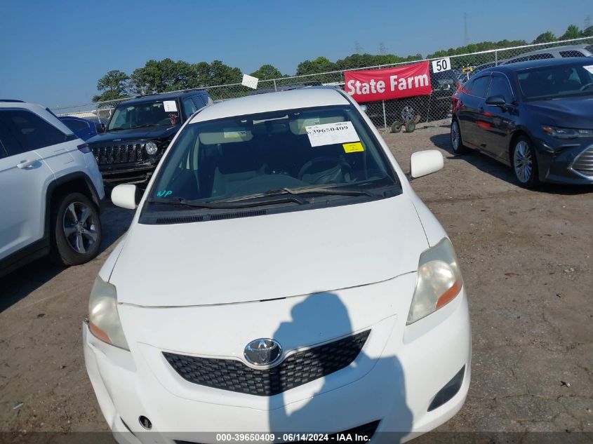 2010 Toyota Yaris VIN: JTDBT4K38A1369747 Lot: 39650409