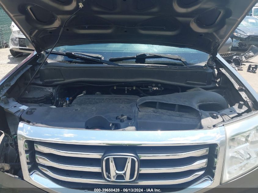 2012 Honda Pilot Touring VIN: 5FNYF3H91CB034749 Lot: 39650428