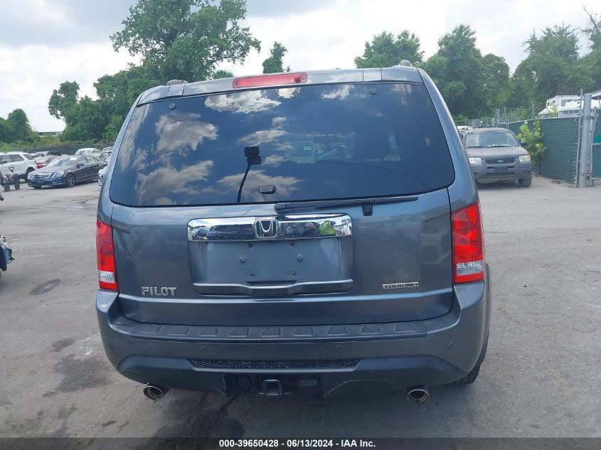 2012 Honda Pilot Touring VIN: 5FNYF3H91CB034749 Lot: 39650428