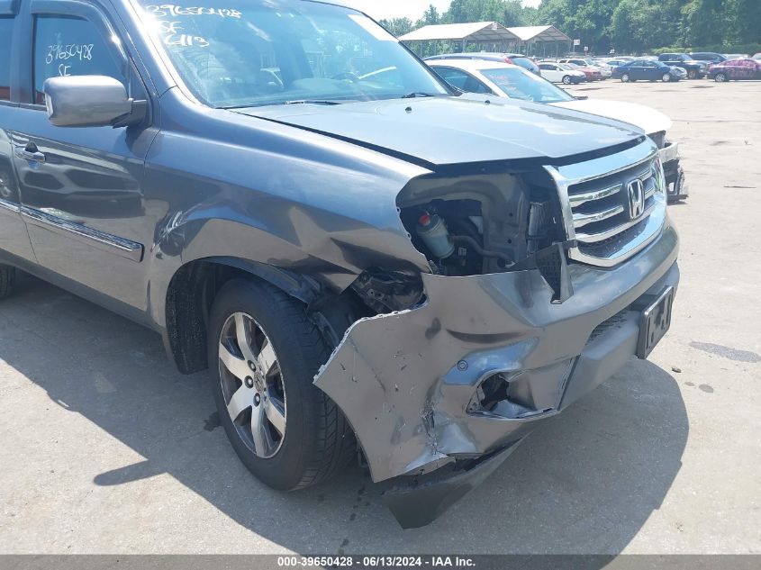 2012 Honda Pilot Touring VIN: 5FNYF3H91CB034749 Lot: 39650428