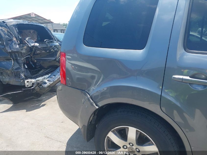 2012 Honda Pilot Touring VIN: 5FNYF3H91CB034749 Lot: 39650428