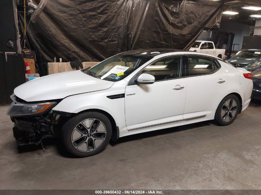 2013 Kia Optima Hybrid Ex VIN: KNAGM4AD9D5060263 Lot: 39650432