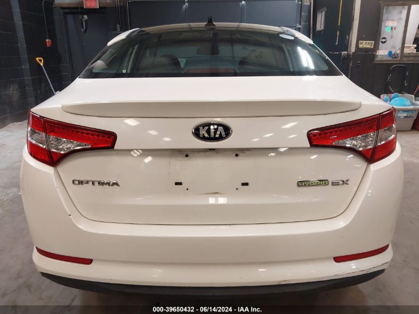 2013 Kia Optima Hybrid Ex VIN: KNAGM4AD9D5060263 Lot: 39650432