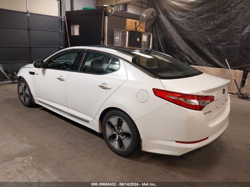 2013 Kia Optima Hybrid Ex VIN: KNAGM4AD9D5060263 Lot: 39650432