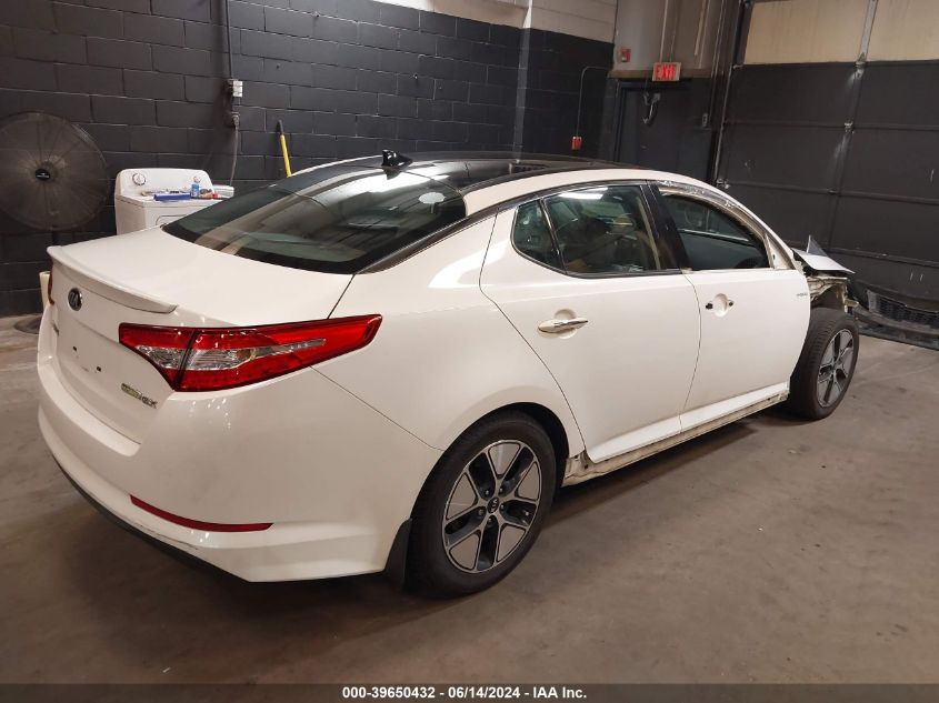 2013 Kia Optima Hybrid Ex VIN: KNAGM4AD9D5060263 Lot: 39650432