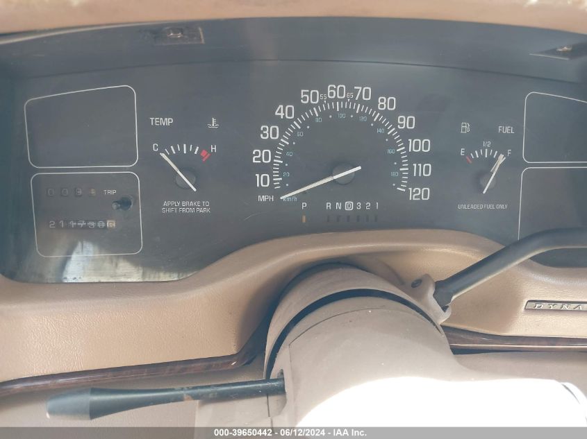 1996 Buick Roadmaster Limited VIN: 1G4BT52P1TR405769 Lot: 39650442