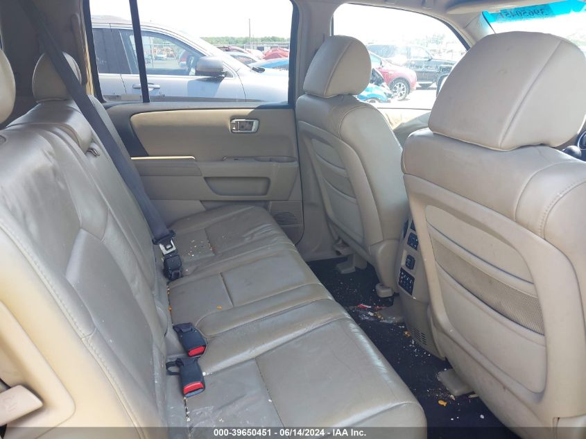 2009 Honda Pilot Ex-L VIN: 5FNYF48629B018340 Lot: 39650451