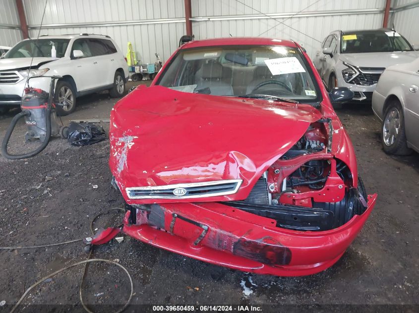 2002 Kia Rio VIN: KNADC123726088144 Lot: 39650459