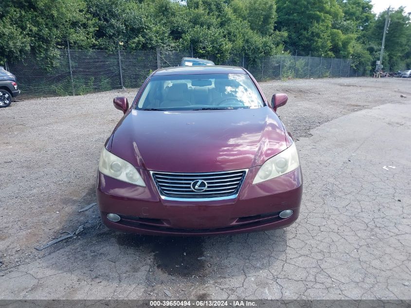 2007 Lexus Es 350 VIN: JTHBJ46G072126454 Lot: 39650494