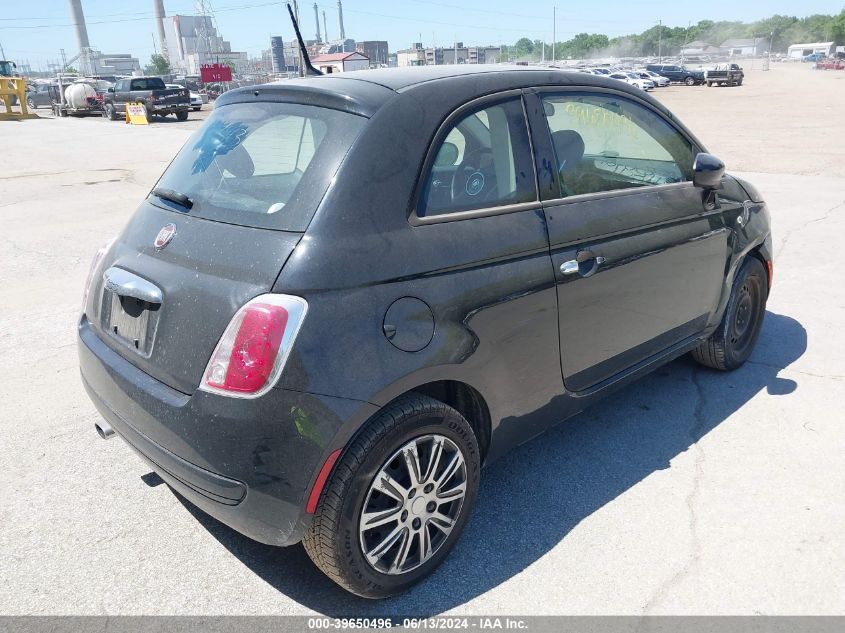 2015 Fiat 500 Pop VIN: 3C3CFFAR6FT753463 Lot: 39650496