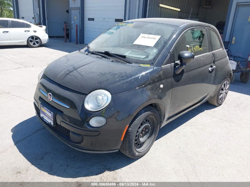 2015 Fiat 500 Pop VIN: 3C3CFFAR6FT753463 Lot: 39650496