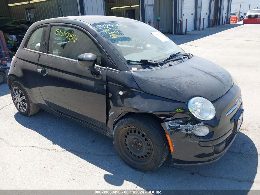 2015 Fiat 500 Pop VIN: 3C3CFFAR6FT753463 Lot: 39650496