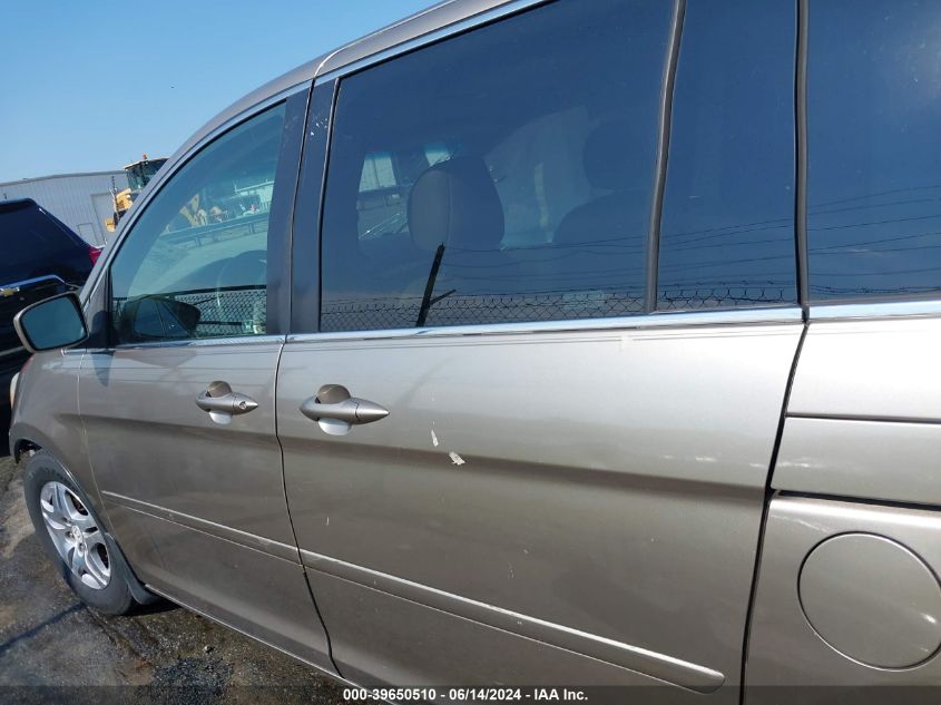 2007 Honda Odyssey Ex-L VIN: 5FNRL38757B086967 Lot: 39650510