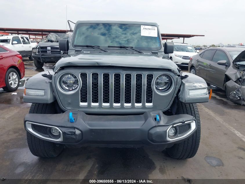 2022 Jeep Wrangler 4Xe Unlimited Sahara 4X4 VIN: 1C4JJXP6XNW153803 Lot: 39650555