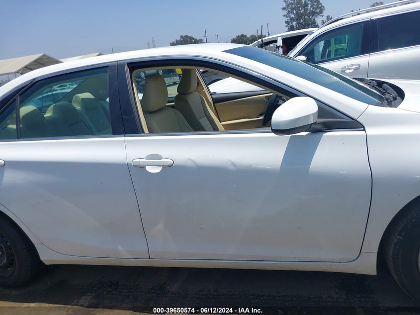 2016 Toyota Camry Le VIN: 4T4BF1FK2GR557017 Lot: 39650574