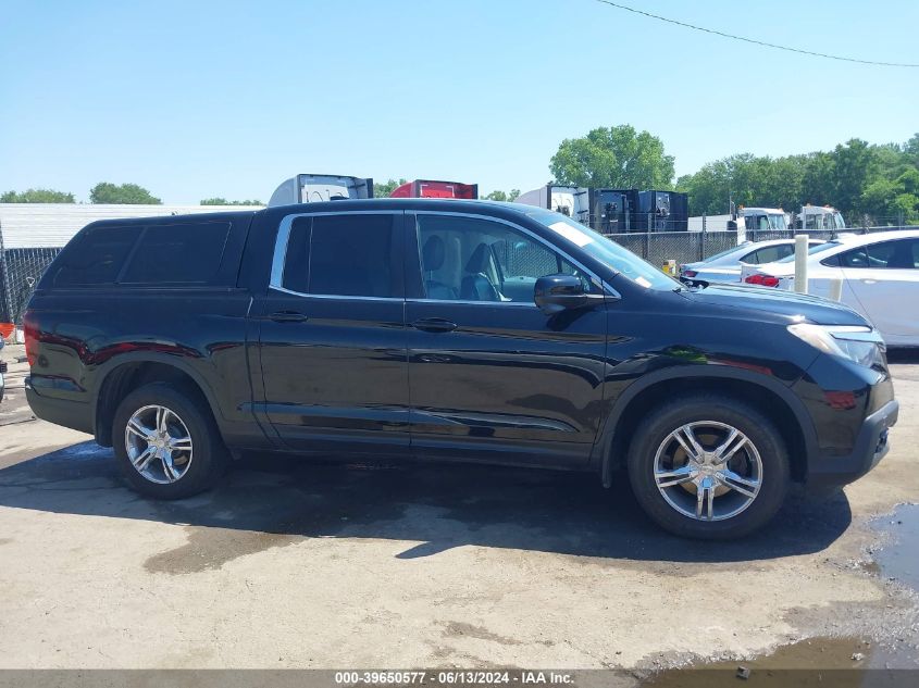 2017 Honda Ridgeline Rtl-T VIN: 5FPYK3F69HB037501 Lot: 39650577