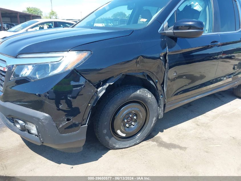 2017 Honda Ridgeline Rtl-T VIN: 5FPYK3F69HB037501 Lot: 39650577