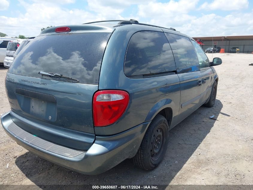 2006 Dodge Grand Caravan Se VIN: 1D4GP24R16B685804 Lot: 39650607