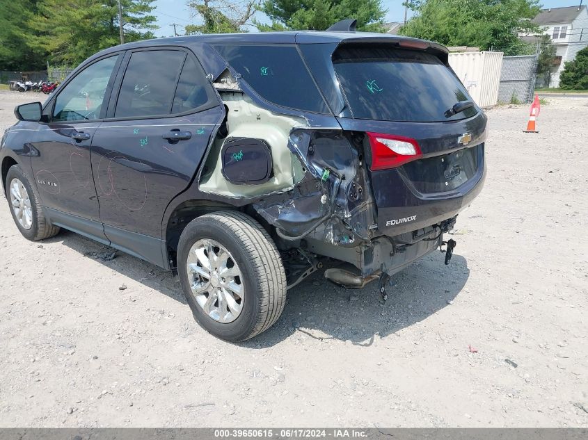 2019 Chevrolet Equinox Ls VIN: 3GNAXHEV9KL256945 Lot: 39650615