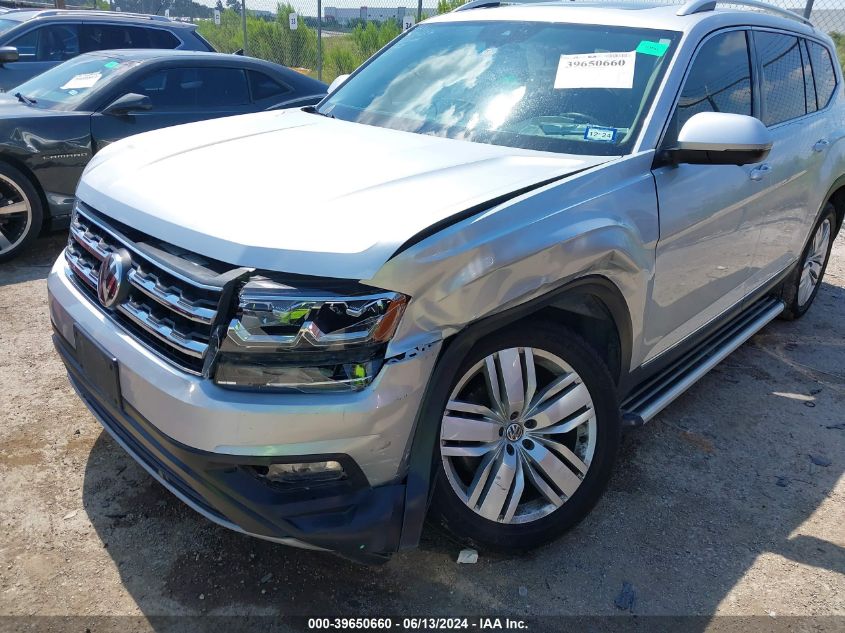 2019 Volkswagen Atlas 3.6L V6 Sel Premium VIN: 1V2NR2CA4KC527812 Lot: 39650660