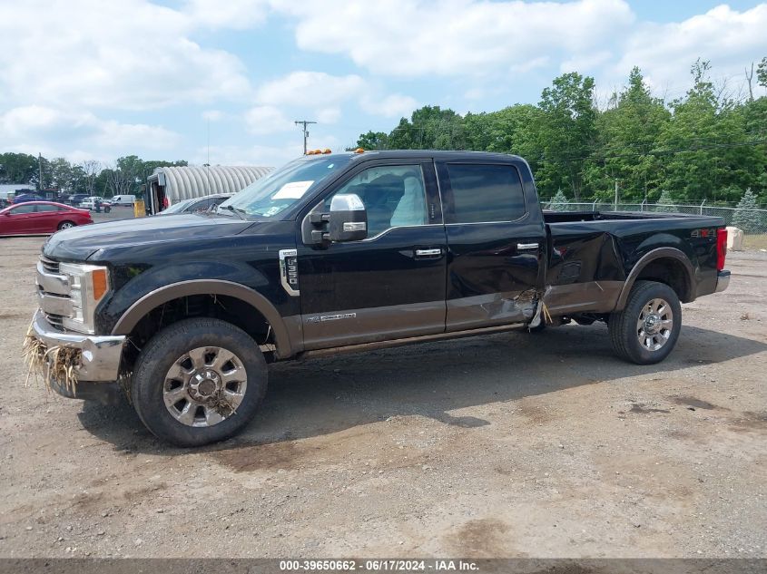 2017 Ford F-350 King Ranch VIN: 1FT8W3BT3HED89354 Lot: 39650662